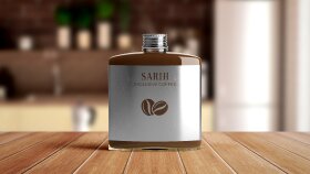 Sarih Coffee Brand şişe tasarımı
