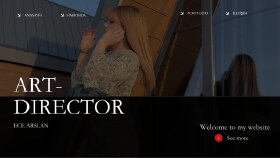 Xd yazılımı kullanılarak yapılan Website tasarımı