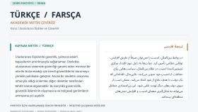 Türkçe–Farsça Akademik Metin Çevirisi | Örnek Çalışma