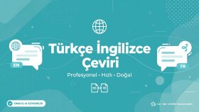 Türkçe İngilizce profesyonel çeviri yaparım