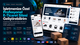 işletmenize özel profesyonel e-ticaret sitesi geliştiririm