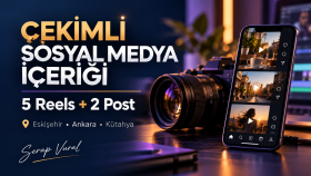işletmeniz için çekim yapar, 5 Reels ve 2 post hazırlarım