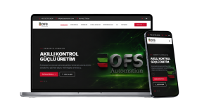 Endüstriyel Otomasyon Firması İçin Web Sitesi