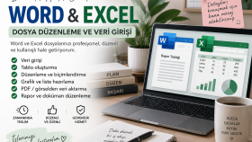 Word ve Excel'de veri girişi ve düzenleme yapıyorum
