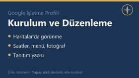 Google İşletme Profilinizi kurar ve düzenlerim