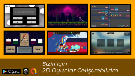 sizin için 2d oyunlar geliştiririm