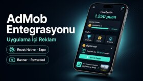 React Native uygulamanıza AdMob reklam entegre ederim