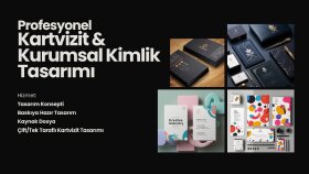 markanıza profesyonel ve tutarlı bir görsel kimlik sunuyorum