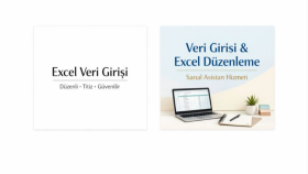 Excel veri girişi ve tablo düzenleme yaparım
