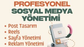 1 ay boyunca sosyal medya hesaplarınızı yönetebilirim