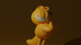 Garfield 3D Model