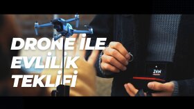 Drone ile Evlilik Teklifi Sürpriz