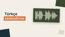 Türkçe ve İngilizce Seslendirme Nasıl Yapılır