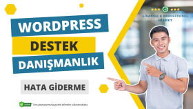 wordpress destek & danışmanlık, hata giderme hizmeti veririm