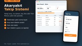 web ve mobil akaryakıt takip sistemi kurarım