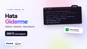 Flutter ve Android uygulamanızdaki hataları düzeltirim