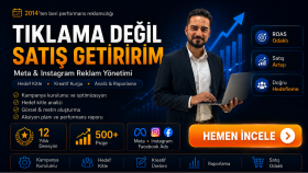 10 yıllık Meta Partneri olarak tıklama değil satış getiririm