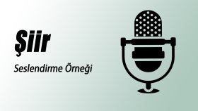 Şiir Seslendirme Örneği