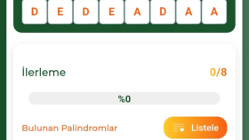 Palindrom Kelime Oyunu