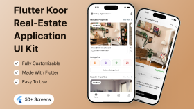 Flutter ile geliştirilmiş modern emlak platformu.