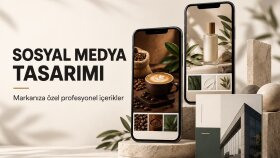 markanıza özel sosyal medya tasarımları hazırlarım