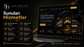 Sak Digital - Modern Web Sitesi Tasarımı