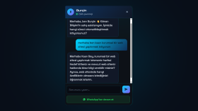 Burçin – Web Sitesi İçin Yapay Zekâ Satış Asistanı