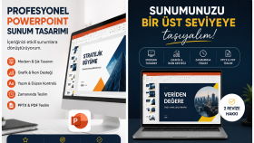 profesyonel PowerPoint sunumu hazırlıyorum