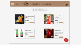 Modern ve kullanıcı dostu kafe sipariş sayfası