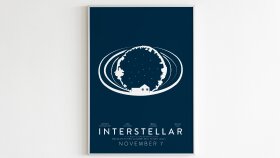 Interstellar - Minimal Afiş Tasarımı