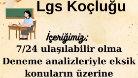 Online LGS Koçluğu & İngilizce Dersleri |Kişiye Özel Program