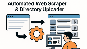Yurt dışı müşteri için Python tabanlı web scraper