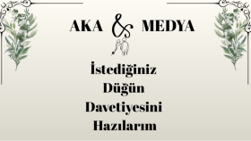 istediğiniz davetiyeyi profesyonel şekilde hazırlarım