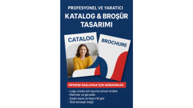profesyonel ve yaratıcı katalog  broşür tasarımı yaparım