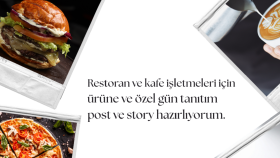 restoran ve kafeler için(story,post)tasarımı yapabilirim