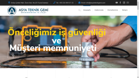 Asya Teknik Gemi Web Site Çalışması