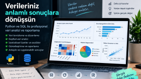 Python ve SQL ile profesyonel veri analizi yaparım