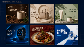Sosyal Medya Tasarımları – Konsept Portfolyo