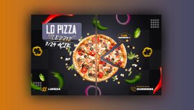Pizza kaydırmalı sosyal medya çalışması 