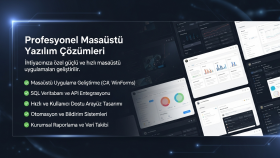 C# ile profesyonel masaüstü uygulamaları geliştiriyorum
