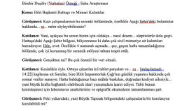 BİREBİR DEŞİFRE (VERBATİM)