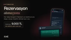 restoran ve klinikler için rezervasyon otomasyonu kurarım