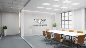 Uluslararası uçak kiralama firmasına yapılan logo