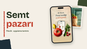 Filecik semt pazarı uygulama tanıtım reklamı