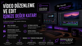 sosyal medya videolarınızı düzenlerim