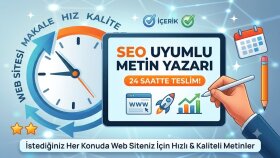 web siteniz için seo uyumlu kısa makaleler yazıyorum