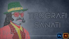 TİPOGRAFİ SANATI İLE PORTRE ÇİZİMİ