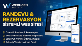 randevu ve rezervasyon sistemli web sitenizi yapabilirim