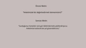 Kısa Ticari Metin Dönüşümü Örneği