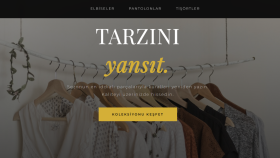 butik ve giyim mağazaları için şık web sitesi tasarlarım